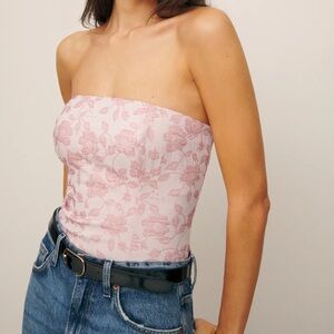 reformation PINK Giorgia top NEW WITH TAGS size 2!